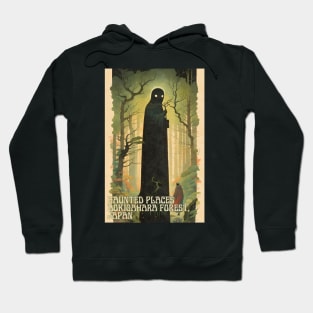 Haunted Places Aokigahara Forest Art Nouveau Hoodie